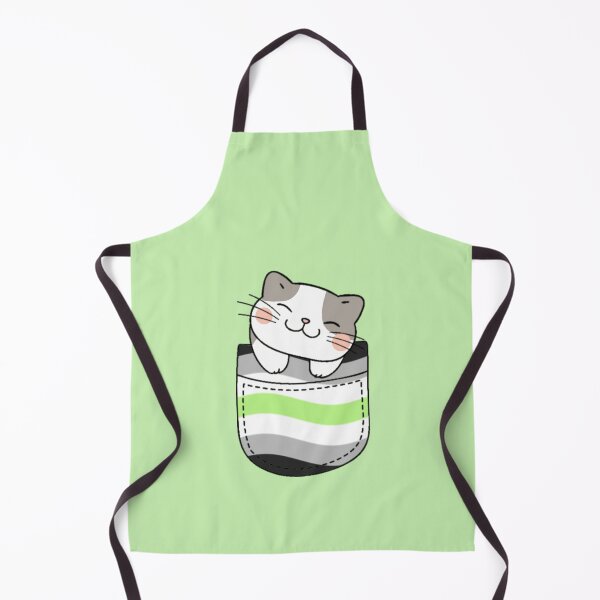 Item preview, Agender Pride Cat in Faux Pocket designed and sold by everything4eva.