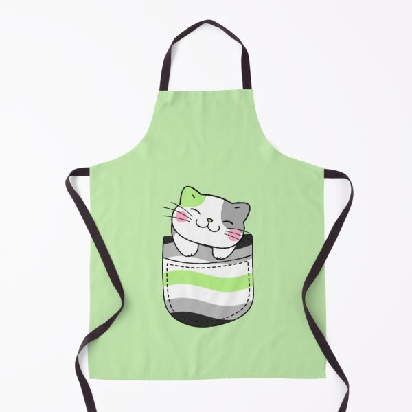 Item preview, Agender Pride Cat in Faux Pocket designed and sold by everything4eva.