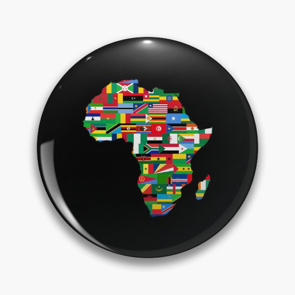 Item preview, Africa Map - African Countries Flags African Roots Gift designed and sold by farhanhafeez.
