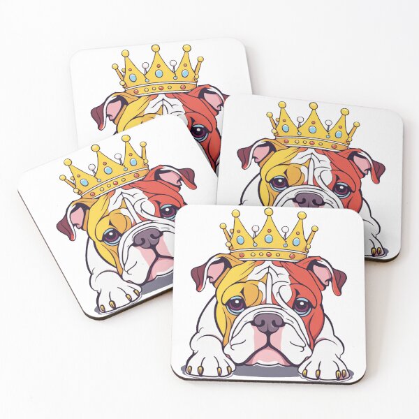Item preview, "The crowned ones" - Bulldog designed and sold by VariousGoodies.
