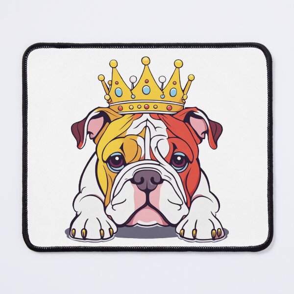 Item preview, "The crowned ones" - Bulldog designed and sold by VariousGoodies.