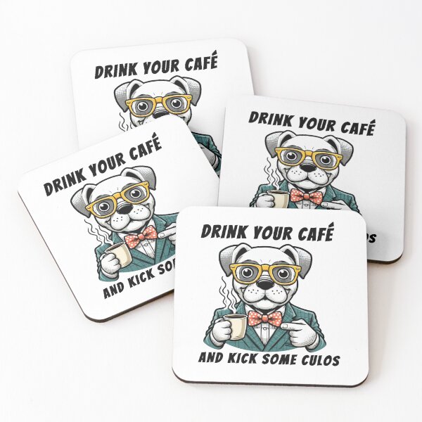 Aperçu de l'œuvre Chien de café pour les amateurs de café et d'espagnol créée et vendue par ZMaria.
