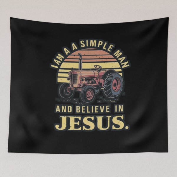 Item preview, "I LIKE TRACTORS JESUS CHRISTIAN FARMER". JESUS FARMER".  designed and sold by Obinne.