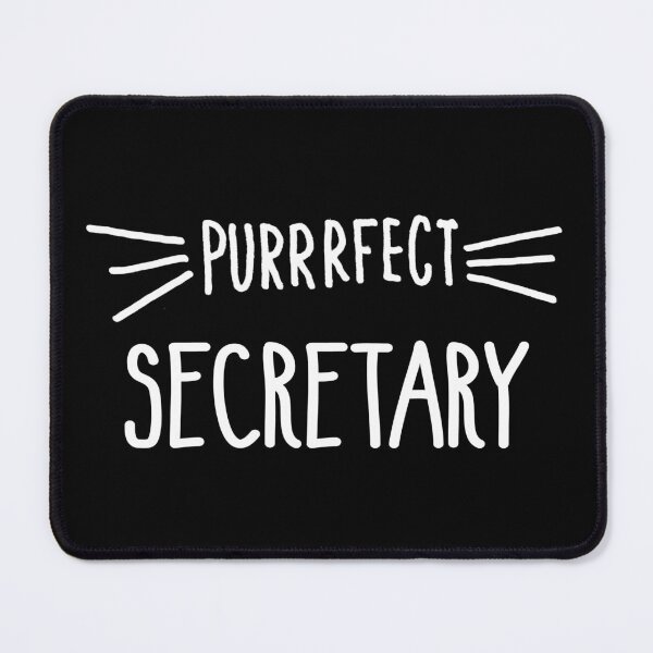Item preview, Secretary Gift Cute Perfect Secretary Cat Lover design designed and sold by farhanhafeez.
