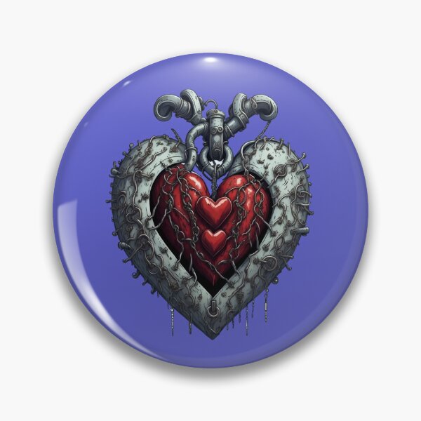 Item preview, Chain Locked Heart  designed and sold by Digiheart.