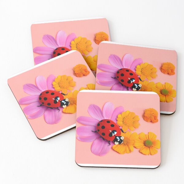 Item preview,  Ladybug Meadow - Cheerful Botanical Art designed and sold by Solsticexposure.