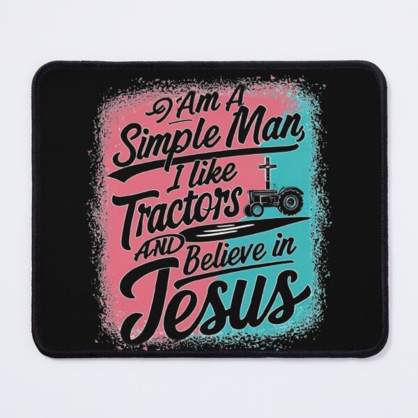 Item preview, "I LIKE TRACTORS JESUS CHRISTIAN FARMER".  designed and sold by Obinne.