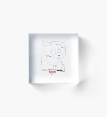Area 51 | UFO Art Acrylic Block