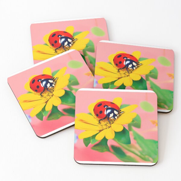 Item preview, Ladybug Garden Delight - Botanical Illustration designed and sold by Solsticexposure.