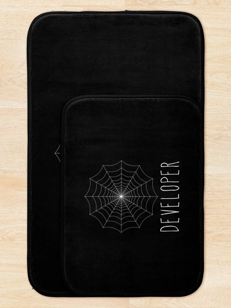 Thumbnail 5 of 6, Bath Mat, Web Developer Shirt for Website JavaScript HTML5 Programmers designed and sold by farhanhafeez.