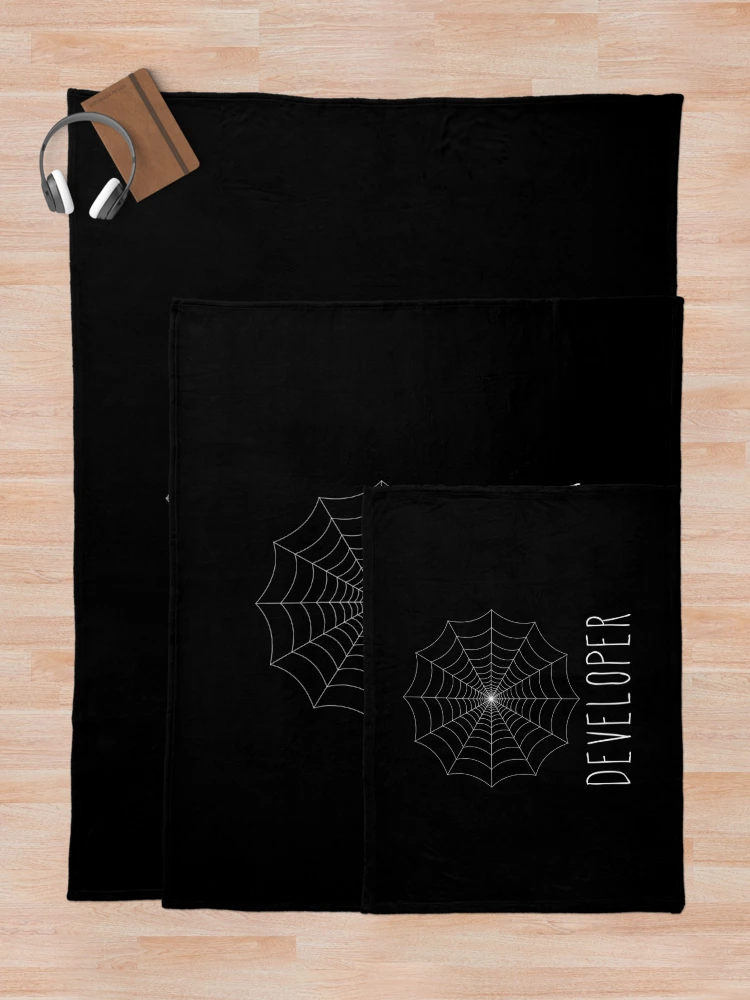 Thumbnail 5 of 6, Throw Blanket, Web Developer Shirt for Website JavaScript HTML5 Programmers designed and sold by farhanhafeez.
