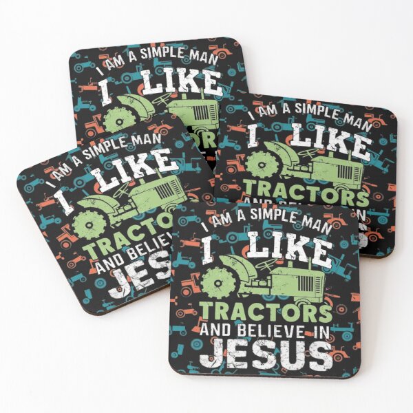 Item preview, "I LIKE TRACTORS JESUS CHRISTIAN FARMER". FARMERS  designed and sold by Obinne.