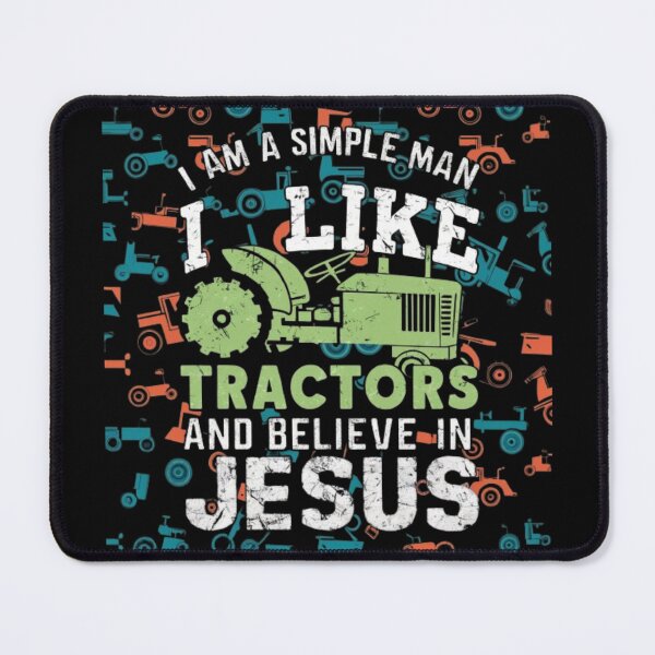Item preview, "I LIKE TRACTORS JESUS CHRISTIAN FARMER". FARMERS  designed and sold by Obinne.