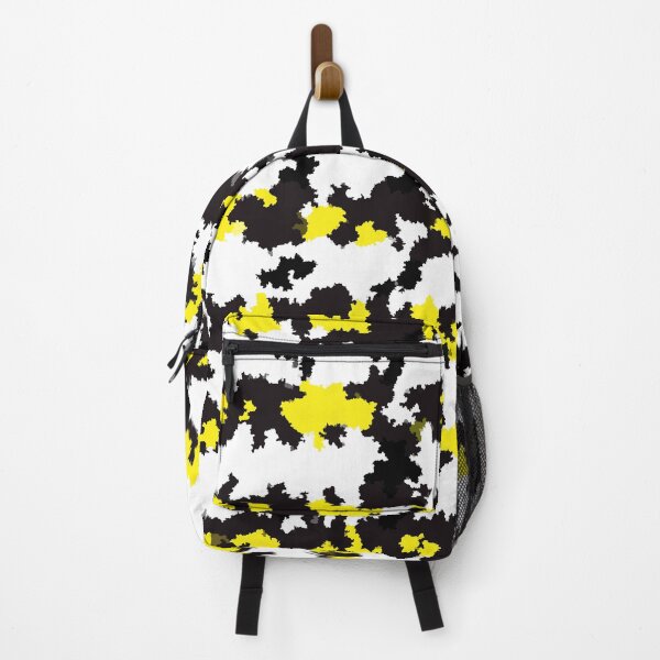 Item preview, Yellow Black White Biomorphic Abstract Pattern designed and sold by PatternTitan.