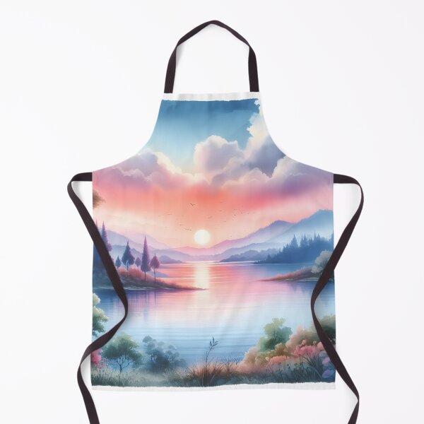 Item preview, Watercolor Stunning Beach Sunset designed and sold by stylishdzign.