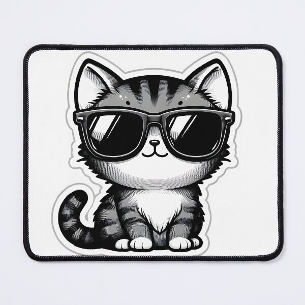 Item preview, Cool cat with sunglasses designed and sold by ArtKae.