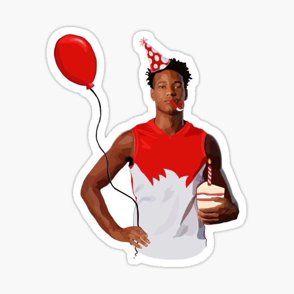 Item preview, Joel Amartey Party Sydney Swans AFL designed and sold by HazzLaw.