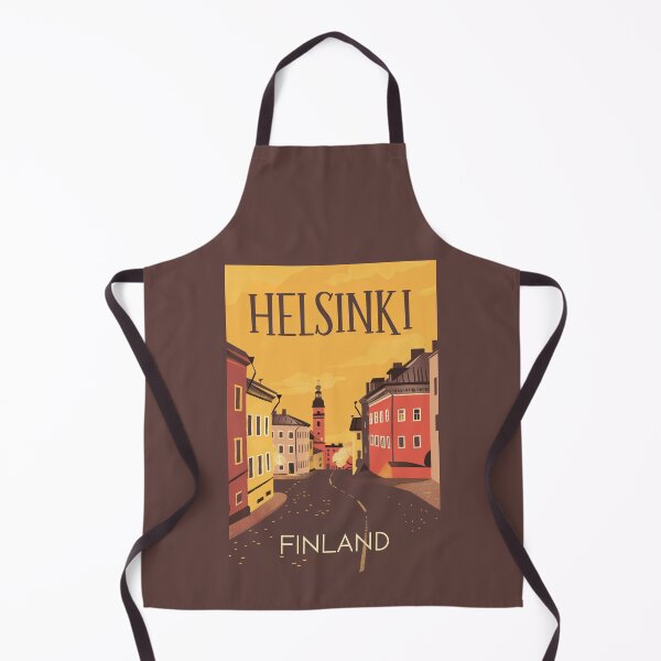 Item preview, A Vintage Travel Illustration of Helsinki - Finland designed and sold by GoodOldVintage.