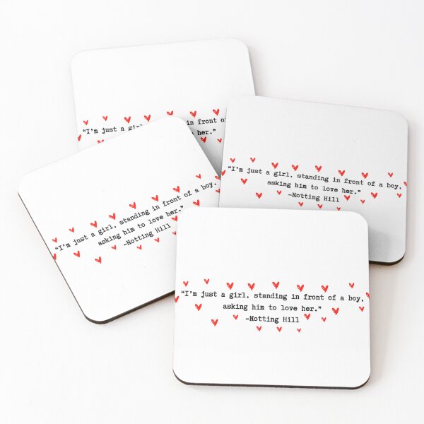 Item preview, notting hill movie quote designed and sold by stickersxbecca.