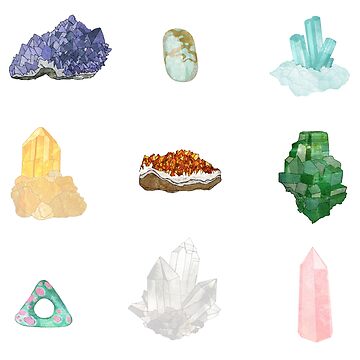 Artwork thumbnail, Gemstones by katherineblower