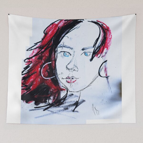 Item preview, Gurl Red HEAD 464 designed and sold by Studio464.