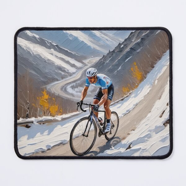 Item preview, Cycling - Snow-capped ascent designed and sold by OhItsStu.