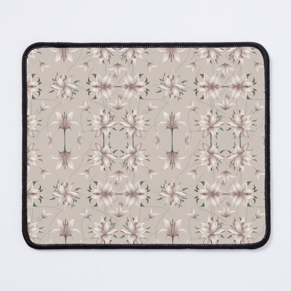 Item preview, lilies scattered on white background designed and sold by Ruchi73.