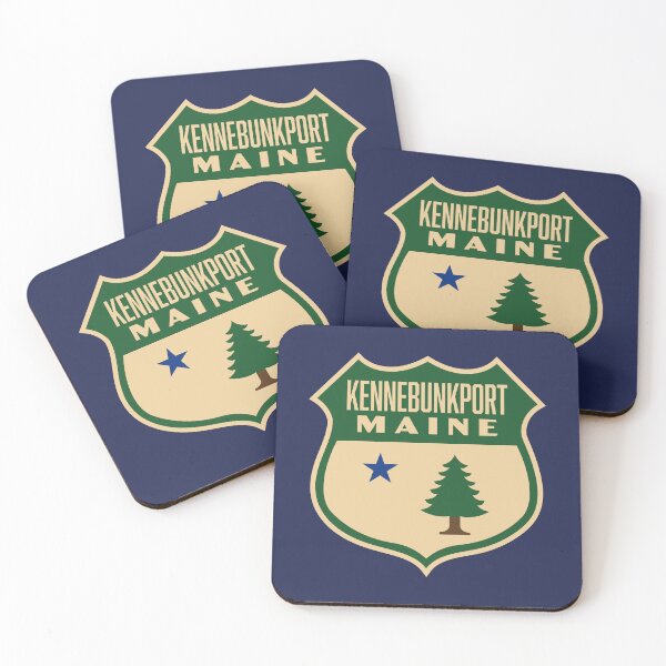 Item preview, Vintage Kennebunkport Maine Pine Tree Shield designed and sold by deadmansupplyco.