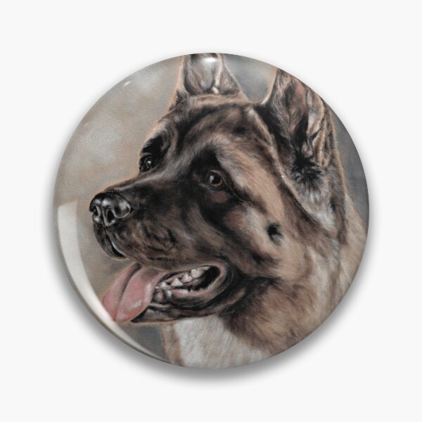 Item preview, American Akita dog art designed and sold by TraceyEarlArt.