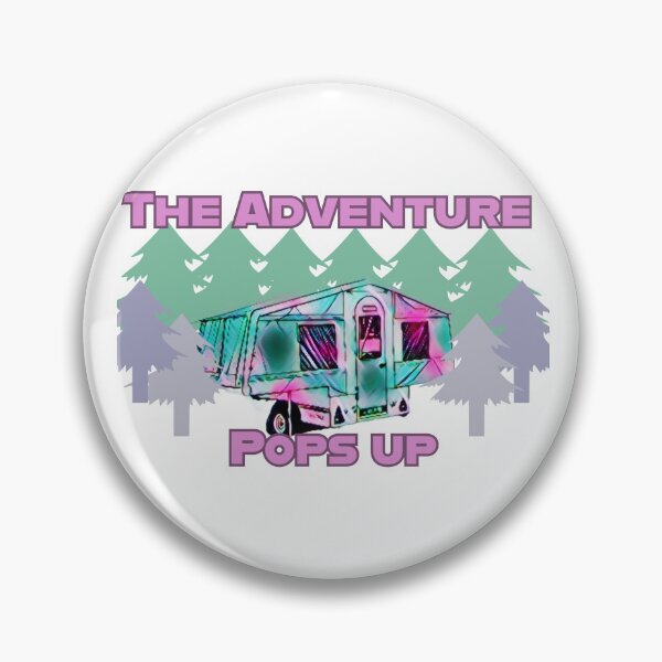 Item preview, The Adventure Pops Up Green and Purple Trailer Tent designed and sold by BeccaAelishe.