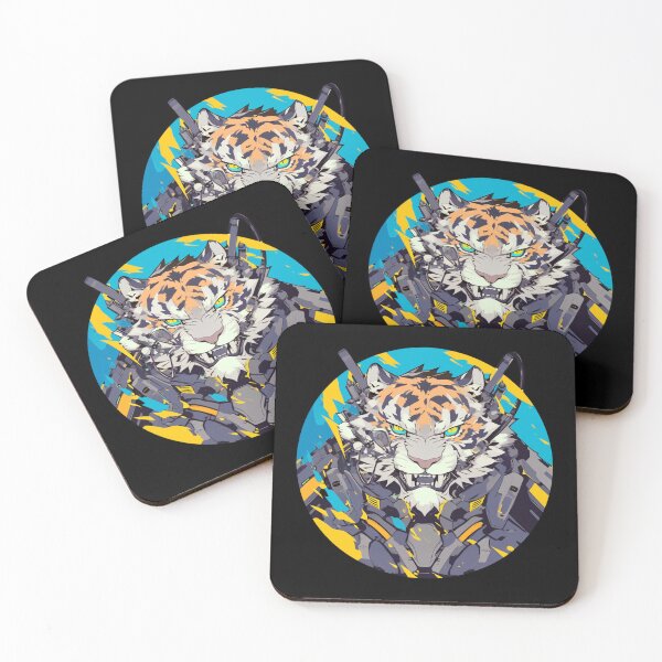 Item preview, Cyber Tiger // Tiger // Cool Animal // Cyber Animal // Future Animal Art // Animal Warrior // Animal Cute Art // Gaming Aesthetic stickers designed and sold by SMARTKIT  DESIGNAGENCY.