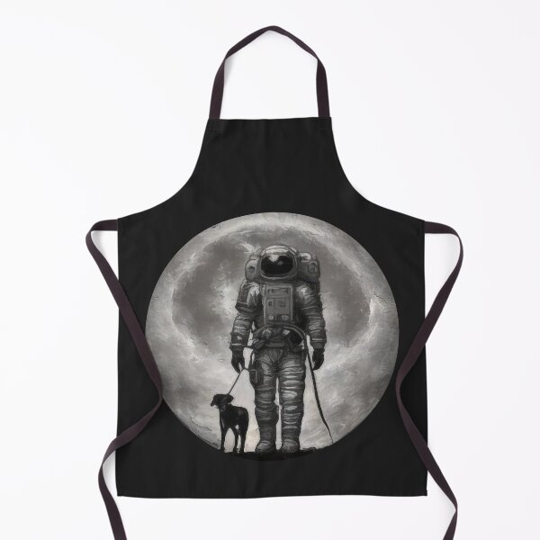 Item preview, Dog walker in space (#02) designed and sold by SolidEarthArt.