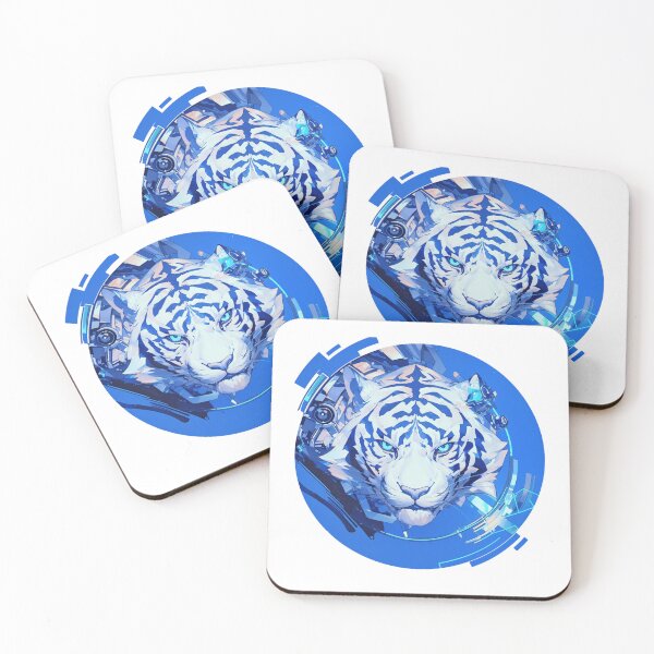 Item preview, Cyber Tiger // Tiger // Cool Animal // Cyber Animal // Future Animal Art // Animal Warrior // Animal Cute Art // Gaming Aesthetic stickers designed and sold by SMARTKIT  DESIGNAGENCY.