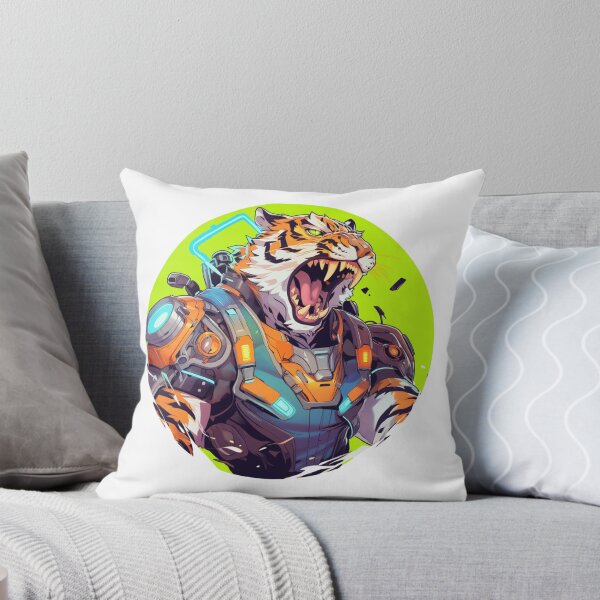 Item preview, Cyber Tiger // Tiger // Cool Animal // Cyber Animal // Future Animal Art // Animal Warrior // Animal Cute Art // Gaming Aesthetic stickers designed and sold by SMARTKIT  DESIGNAGENCY.