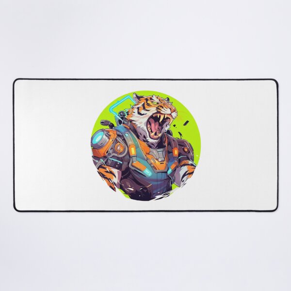 Item preview, Cyber Tiger // Tiger // Cool Animal // Cyber Animal // Future Animal Art // Animal Warrior // Animal Cute Art // Gaming Aesthetic stickers designed and sold by SMARTKIT DESIGNAGENCY.