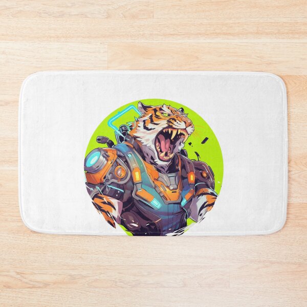 Item preview, Cyber Tiger // Tiger // Cool Animal // Cyber Animal // Future Animal Art // Animal Warrior // Animal Cute Art // Gaming Aesthetic stickers designed and sold by SMARTKIT  DESIGNAGENCY.