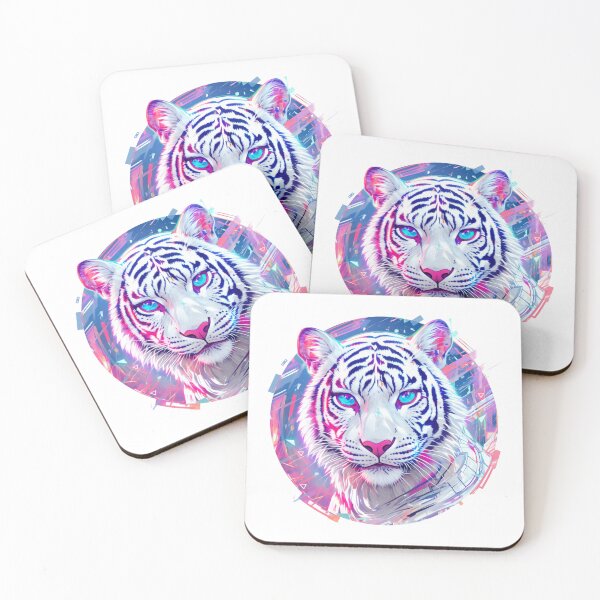 Item preview, Cyber Tiger // Tiger // Cool Animal // Cyber Animal // Future Animal Art // Animal Warrior // Animal Cute Art // Gaming Aesthetic stickers designed and sold by SMARTKIT  DESIGNAGENCY.