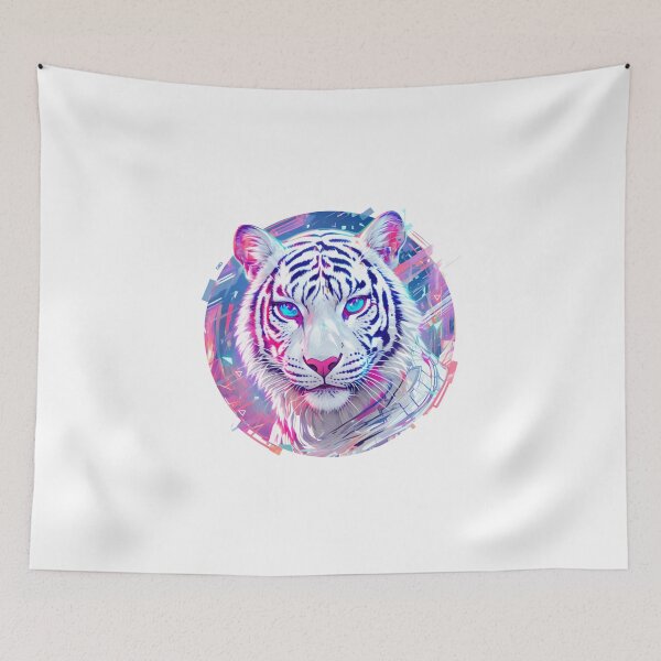 Item preview, Cyber Tiger // Tiger // Cool Animal // Cyber Animal // Future Animal Art // Animal Warrior // Animal Cute Art // Gaming Aesthetic stickers designed and sold by SMARTKIT  DESIGNAGENCY.