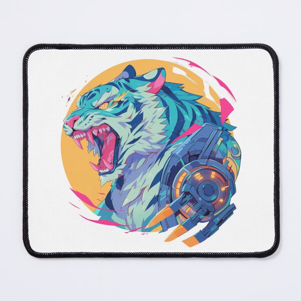 Item preview, Cyber Tiger // Tiger // Cool Animal // Cyber Animal // Future Animal Art // Animal Warrior // Animal Cute Art // Gaming Aesthetic stickers designed and sold by SMARTKIT DESIGNAGENCY.