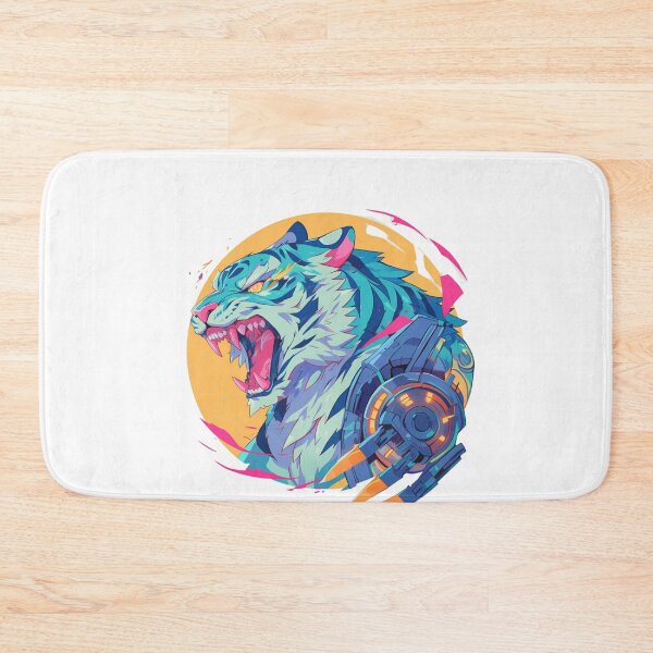 Item preview, Cyber Tiger // Tiger // Cool Animal // Cyber Animal // Future Animal Art // Animal Warrior // Animal Cute Art // Gaming Aesthetic stickers designed and sold by SMARTKIT  DESIGNAGENCY.