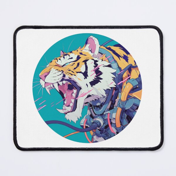 Item preview, Cyber Tiger // Tiger // Cool Animal // Cyber Animal // Future Animal Art // Animal Warrior // Animal Cute Art // Gaming Aesthetic stickers designed and sold by SMARTKIT DESIGNAGENCY.