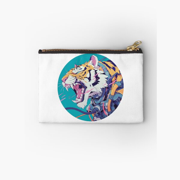Item preview, Cyber Tiger // Tiger // Cool Animal // Cyber Animal // Future Animal Art // Animal Warrior // Animal Cute Art // Gaming Aesthetic stickers designed and sold by SMARTKIT  DESIGNAGENCY.