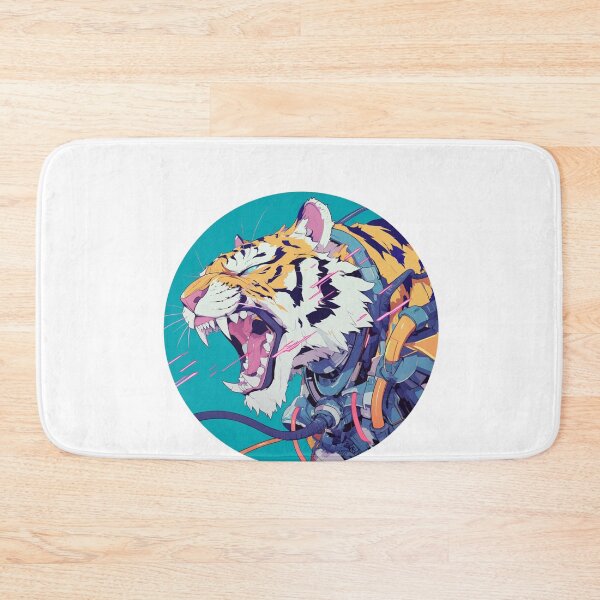 Item preview, Cyber Tiger // Tiger // Cool Animal // Cyber Animal // Future Animal Art // Animal Warrior // Animal Cute Art // Gaming Aesthetic stickers designed and sold by SMARTKIT  DESIGNAGENCY.