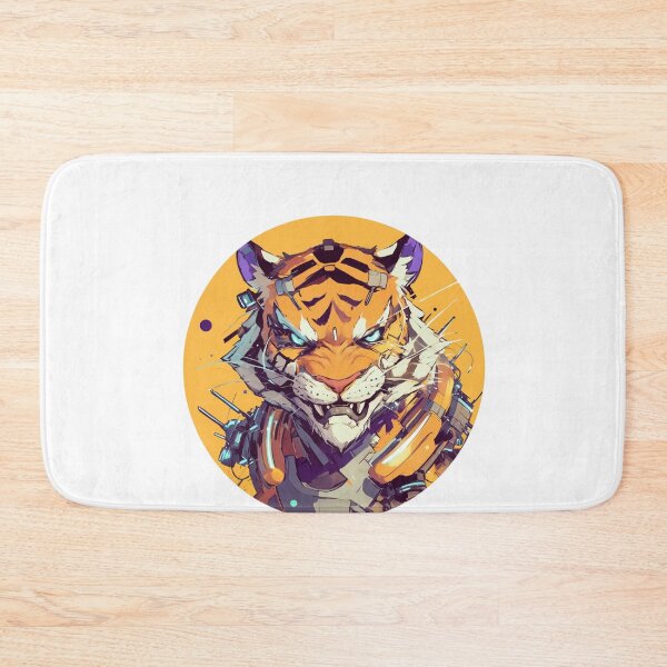 Item preview, Cyber Tiger // Tiger // Cool Animal // Cyber Animal // Future Animal Art // Animal Warrior // Animal Cute Art // Gaming Aesthetic stickers designed and sold by SMARTKIT  DESIGNAGENCY.