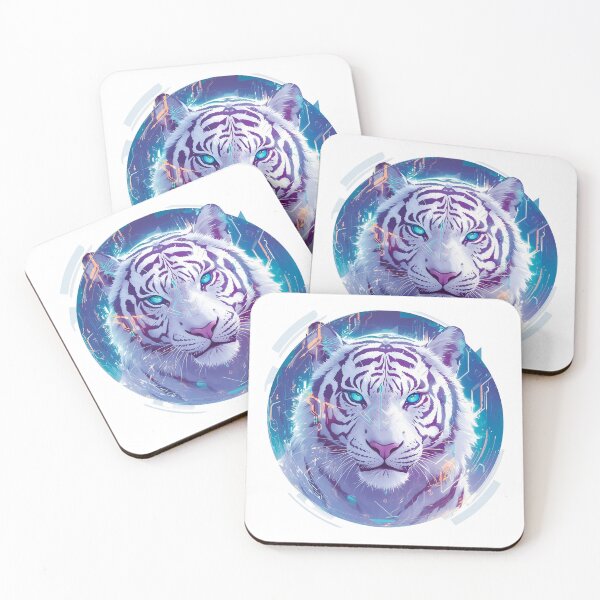 Item preview, Cyber Tiger // Tiger // Cool Animal // Cyber Animal // Future Animal Art // Animal Warrior // Animal Cute Art // Gaming Aesthetic stickers designed and sold by SMARTKIT  DESIGNAGENCY.
