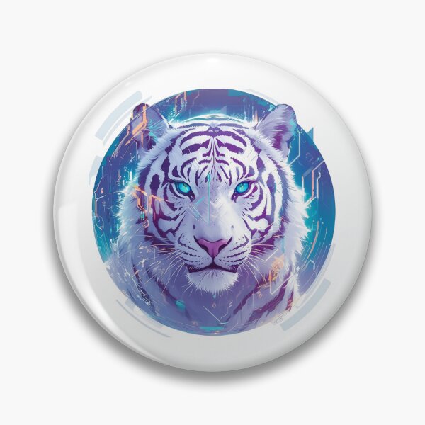 Item preview, Cyber Tiger // Tiger // Cool Animal // Cyber Animal // Future Animal Art // Animal Warrior // Animal Cute Art // Gaming Aesthetic stickers designed and sold by SMARTKIT  DESIGNAGENCY.