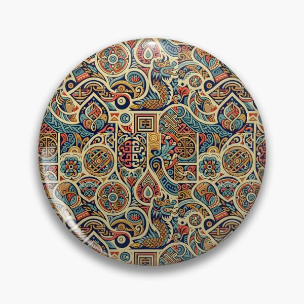 Item preview, Eastern Motif Pattern  designed and sold by ReachForArt.