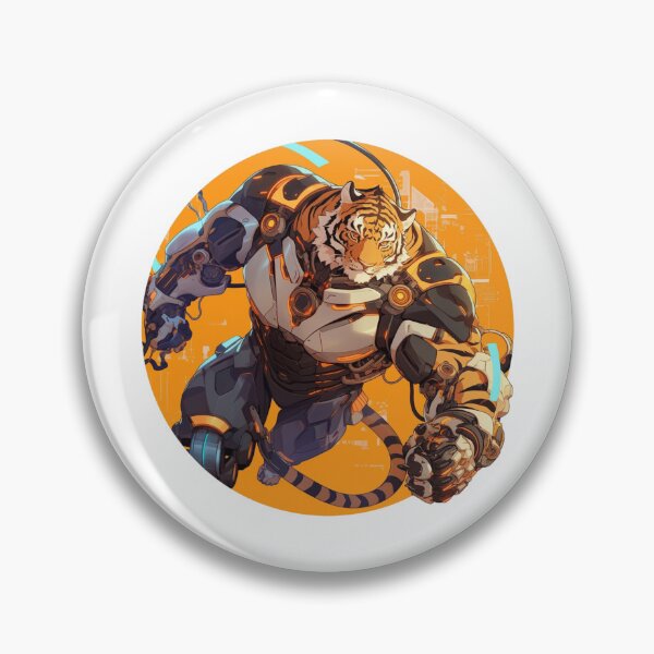Item preview, Cyber Tiger // Tiger // Cool Animal // Cyber Animal // Future Animal Art // Animal Warrior // Animal Cute Art // Gaming Aesthetic stickers designed and sold by SMARTKIT  DESIGNAGENCY.