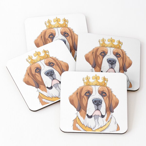 Item preview, "The crowned ones" - St. Bernard designed and sold by VariousGoodies.