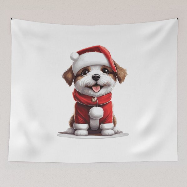 Item preview, Dog cosplays as Santa Claus designed and sold by InwzaDesign.